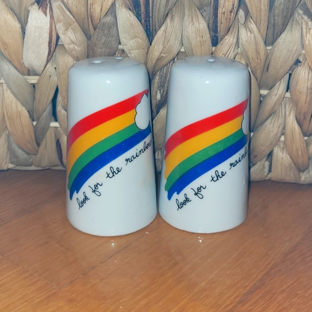 Retro Salt and Pepper Shakers